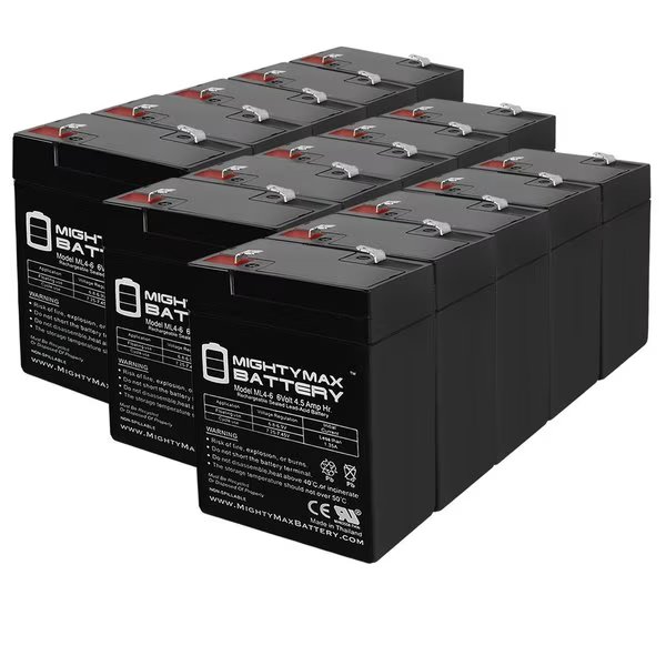 6V 4.5AH Battery Replaces Philips M3923A Monitor Medical - 15PK, Mighty Max Battery, Mfr#: MAX3964532